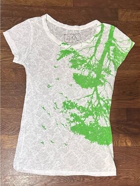 Women’s ERGE grunge sheer t shirt